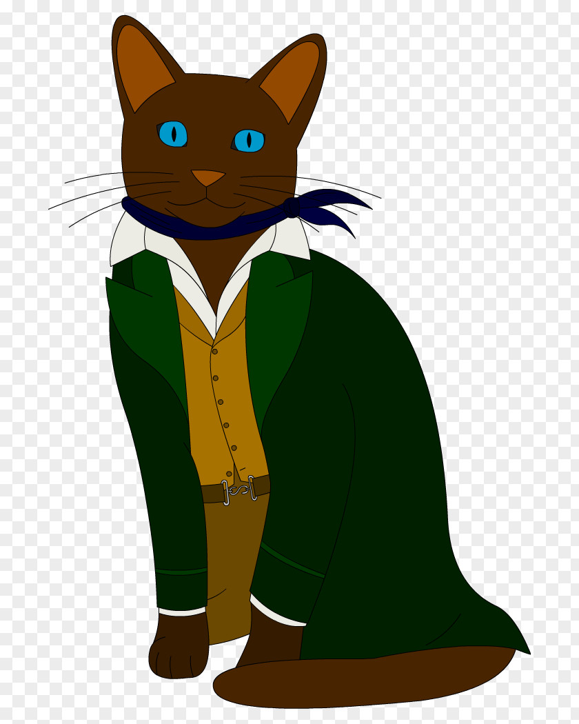 Waistcoat Whiskers Cat Dog Clip Art PNG