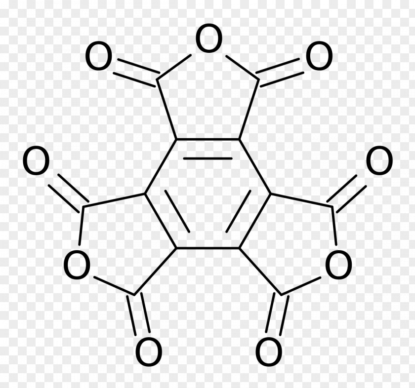Acid Mellitic Anhydride Organic Anhidruro Compound PNG