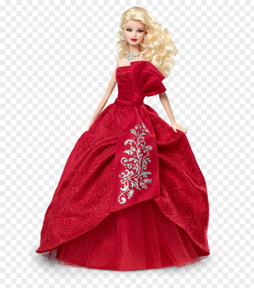 Barbie 2014 Holiday Doll Toy PNG
