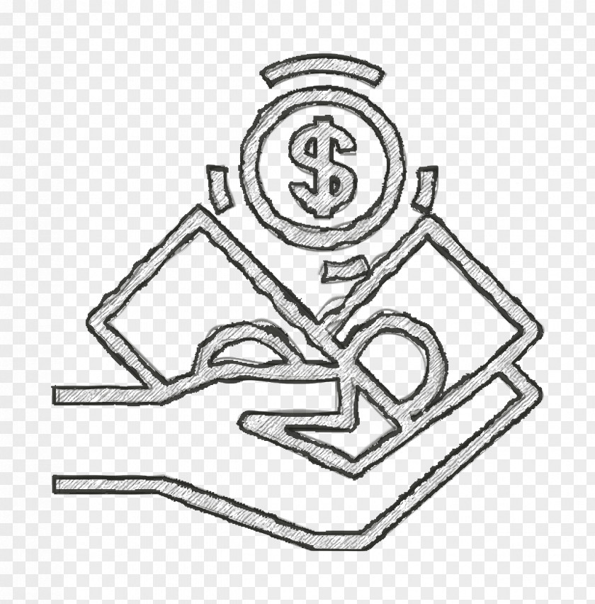 Drawing Finger Teamwork Icon Money PNG