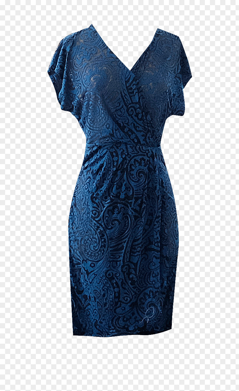 Dress Cocktail Slip Wrap Paisley PNG