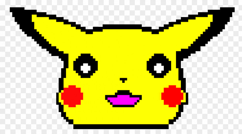 Pixel Art Pikachu Pokémon Yellow GO Red And Blue PNG