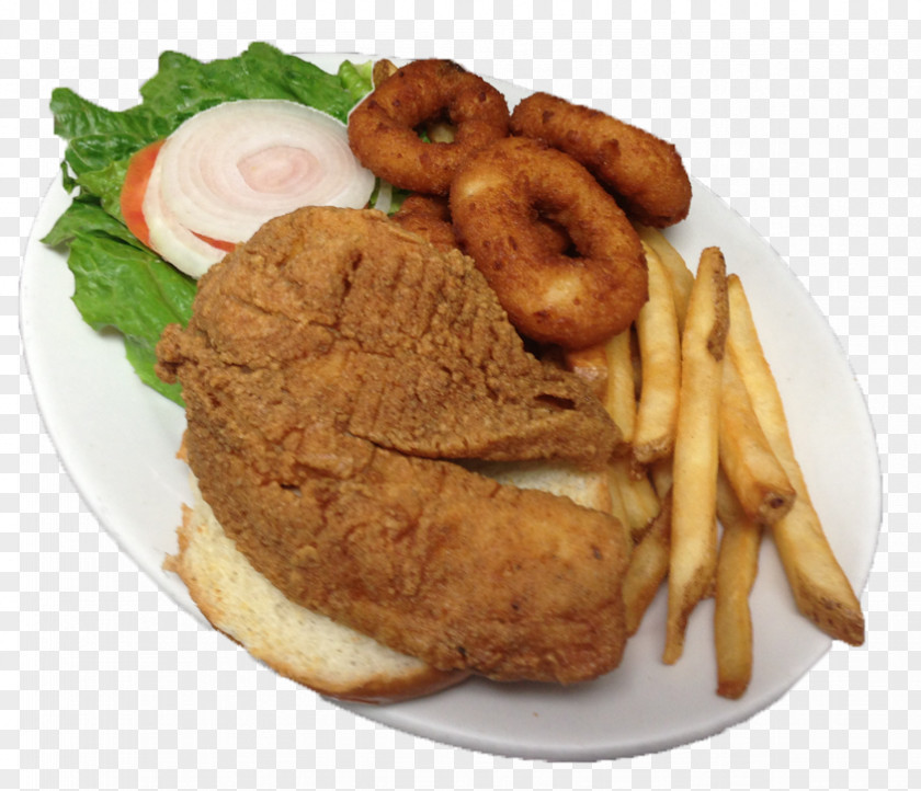 Seafood Restaurant French Fries Fried Chicken Full Breakfast And Chips Schnitzel PNG