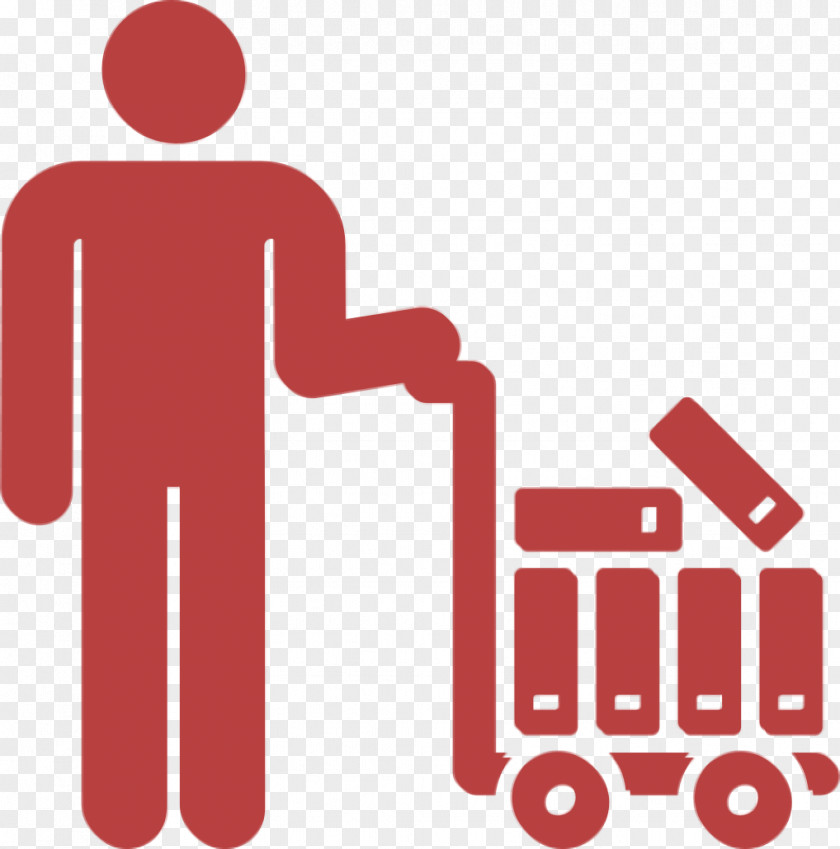 Worker Icon Delivery Man Day In The Office Pictograms PNG