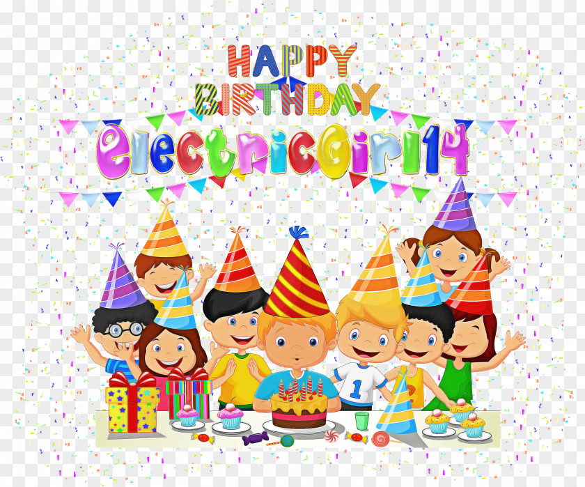 Birthday Celebrating Party Hat PNG