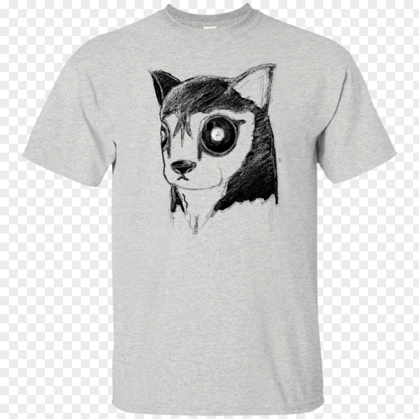 Husky Dog T-shirt Hoodie Sleeve Top PNG