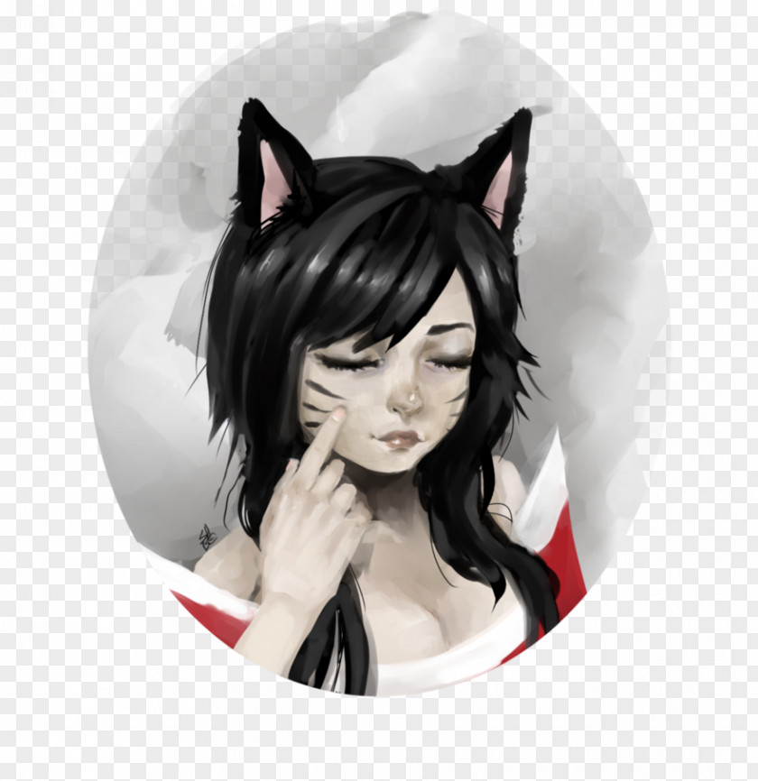 Model Black Hair Character Brown PNG