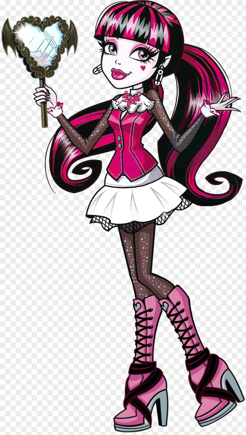Monster Draculaura High Doll Toy Barbie PNG