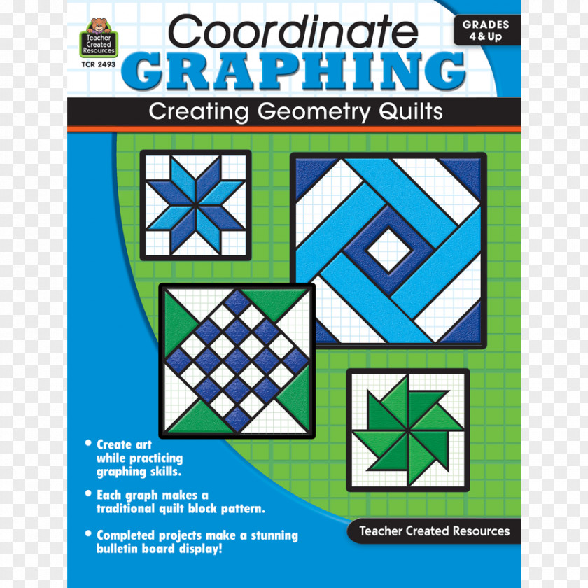 Teacher Coordinate Graphing: Creating Geometry Quilts, Grades 4 & Up Graph Of A Function Material Mathematics PNG