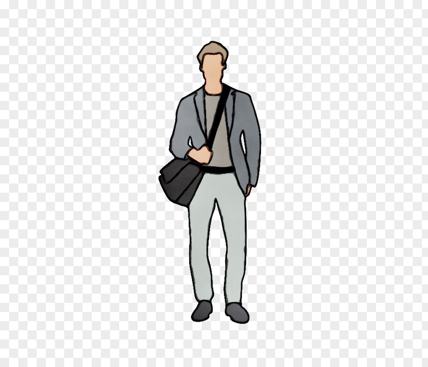 Uniform Jacket Watercolor Cartoon PNG