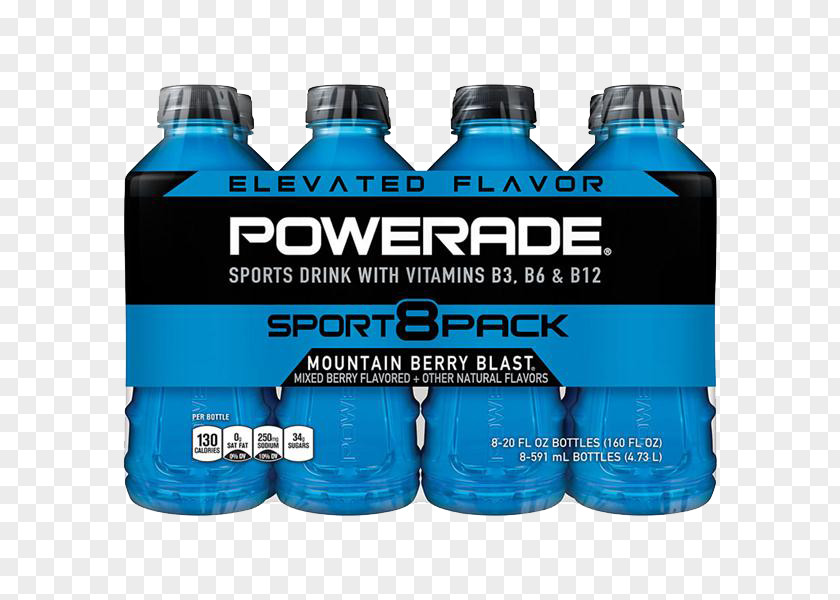 Bottle Sports & Energy Drinks Powerade Punch PNG