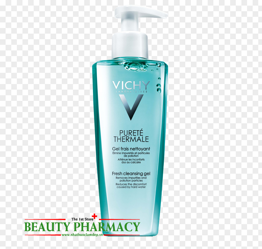 Fresh Material Vichy Pureté Thermale 3-in-1 One Step Cleanser Cleansing Gel Normaderm Daily Deep PNG