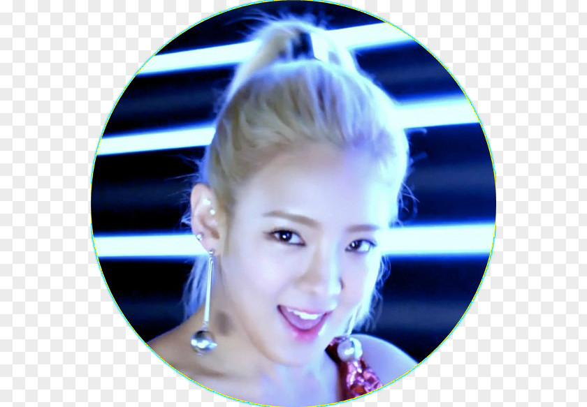 Hyoyeon Wibe Blond Hair Coloring PNG