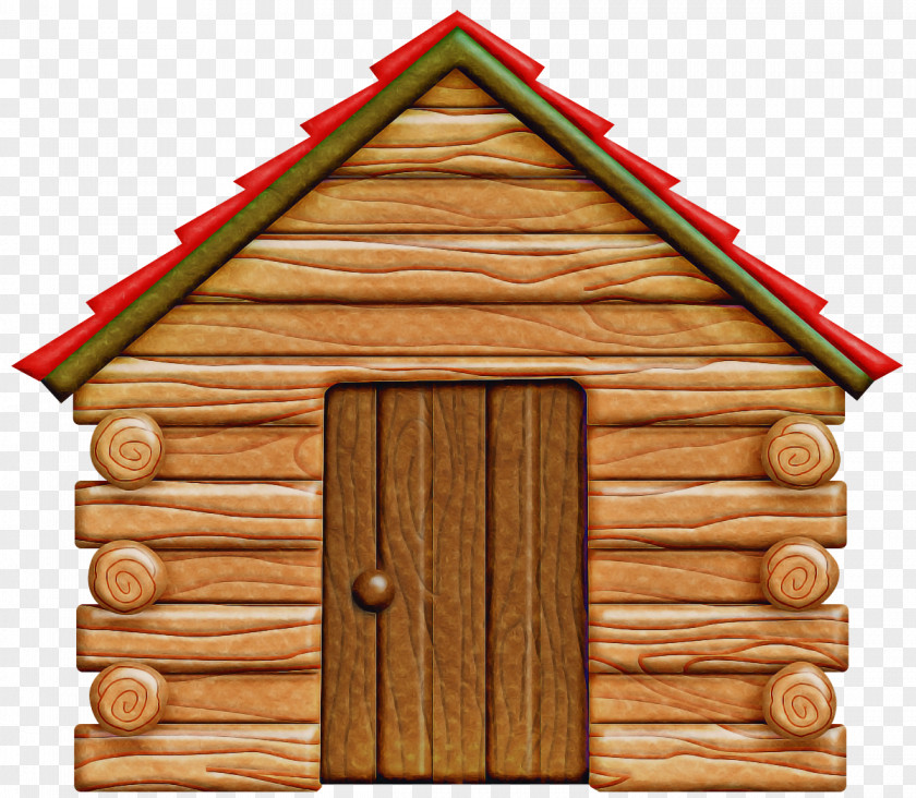 Log Cabin Wood Wooden Block Home Roof PNG
