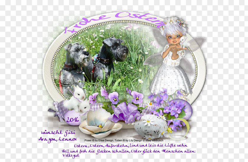 Puppy Character Easter Fiction PNG