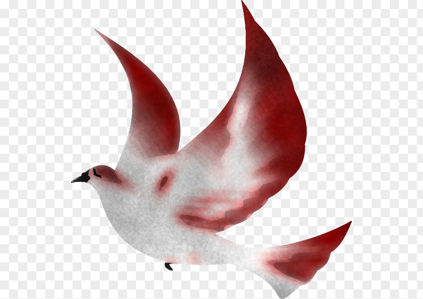 Red Bird Plant Neck PNG