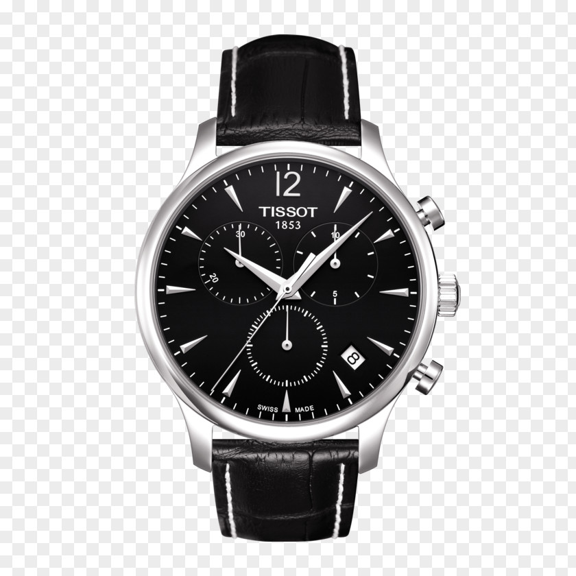 Watch Tissot Men's Tradition Chronograph Strap PNG