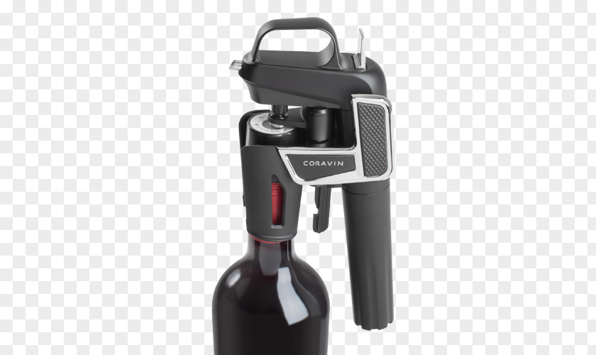Bottle Wine Coravin 802003 Screw Caps Black Model Two Elite PNG