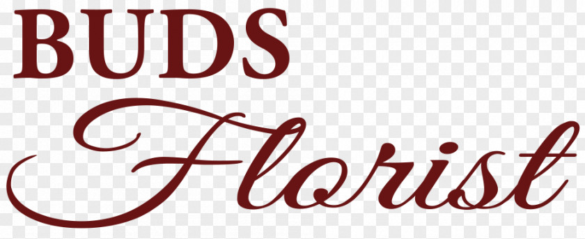 Buds Florist Logo Font Brand Calligraphy PNG