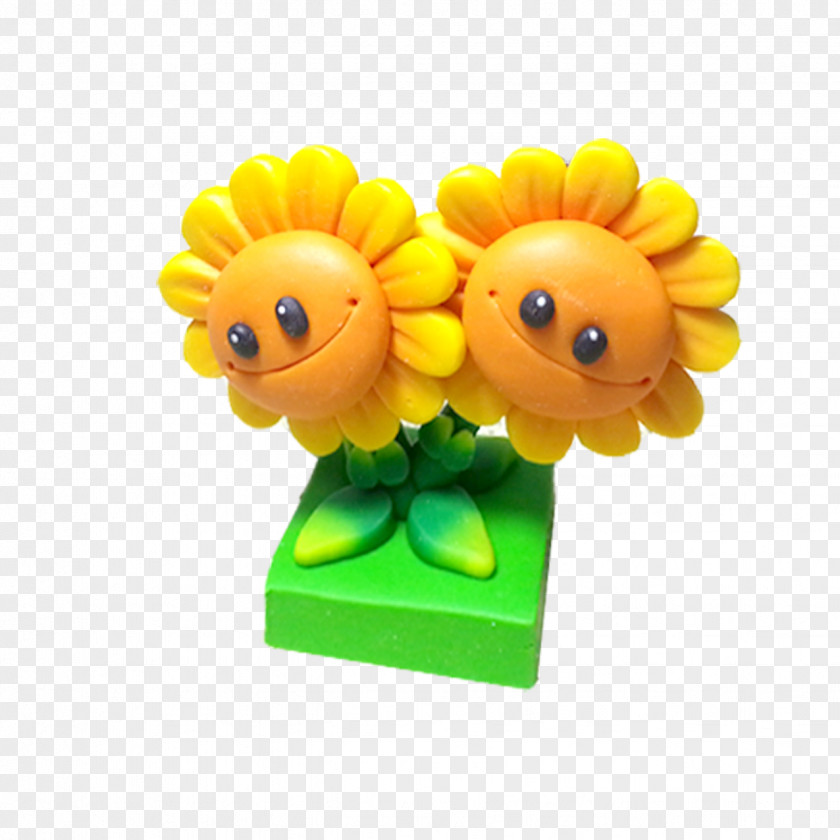 Cartoon Sunflower Plants Vs. Zombies Download PNG