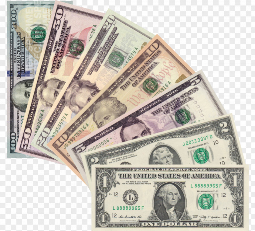 Dollar United States One-dollar Bill One Hundred-dollar Banknote Counterfeit Money PNG