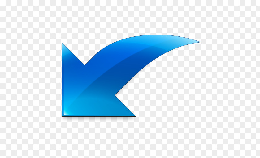 Electric Blue Logo Arrow PNG