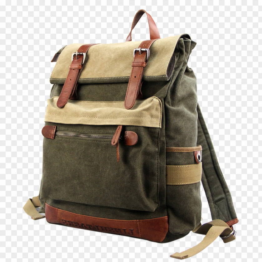 Retro Material Backpack Bag Travel Suitcase Tasche PNG