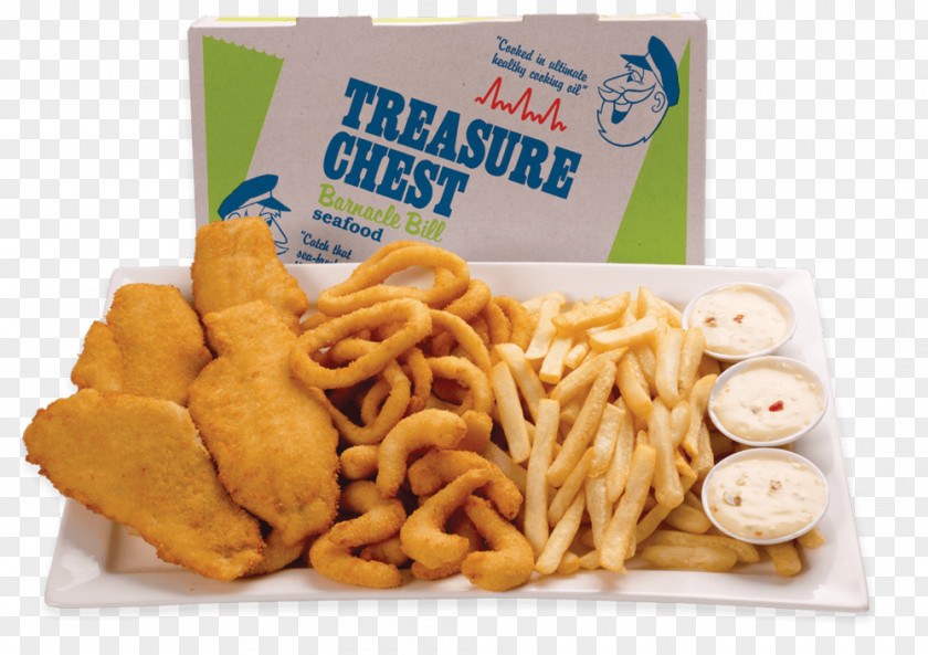Feast Tartar Sauce French Fries Squid As Food Fast Junk PNG