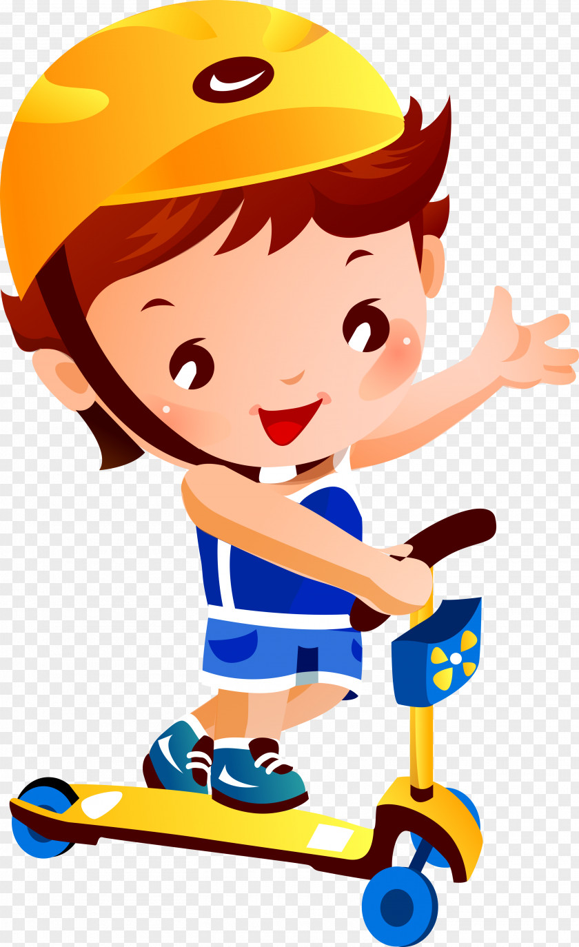 Kids Kick Scooter Royalty-free Clip Art PNG