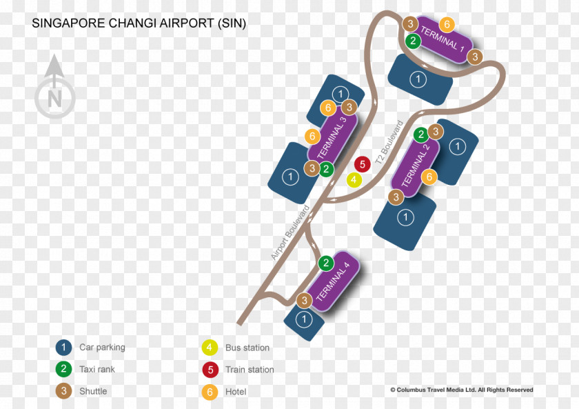 Singapore Changi Airport Terminal 4 International Airline Hub PNG