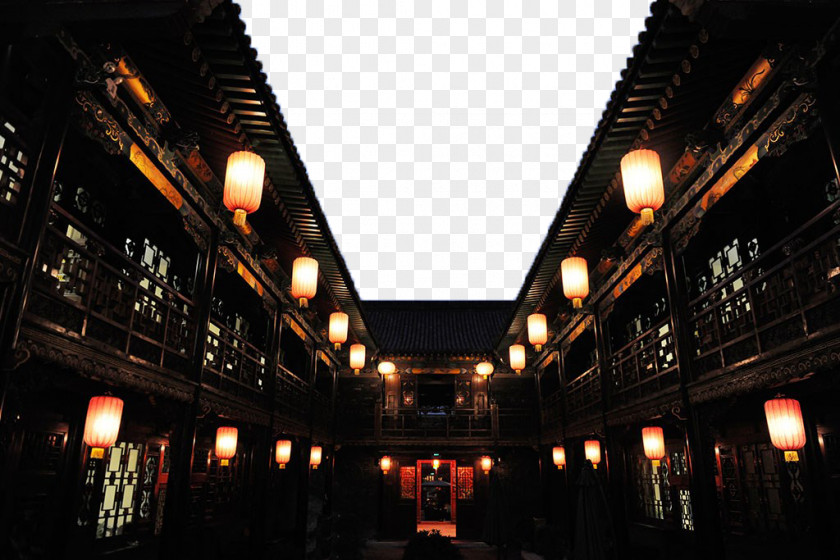 Chinese New Year Night Pingyao Nightscape PNG