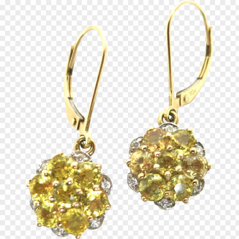Jewellery Earring Body Amber Diamond PNG