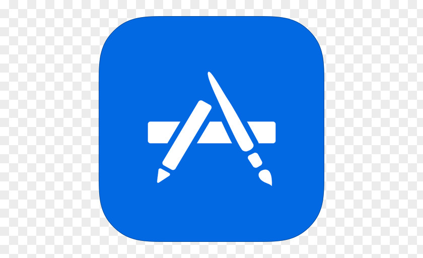 MetroUI Apps Mac App Store Alt Blue Angle Area Text PNG