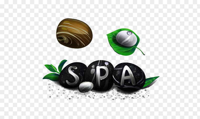 Cartoon Stone Spa Cosmetology Massage Icon PNG