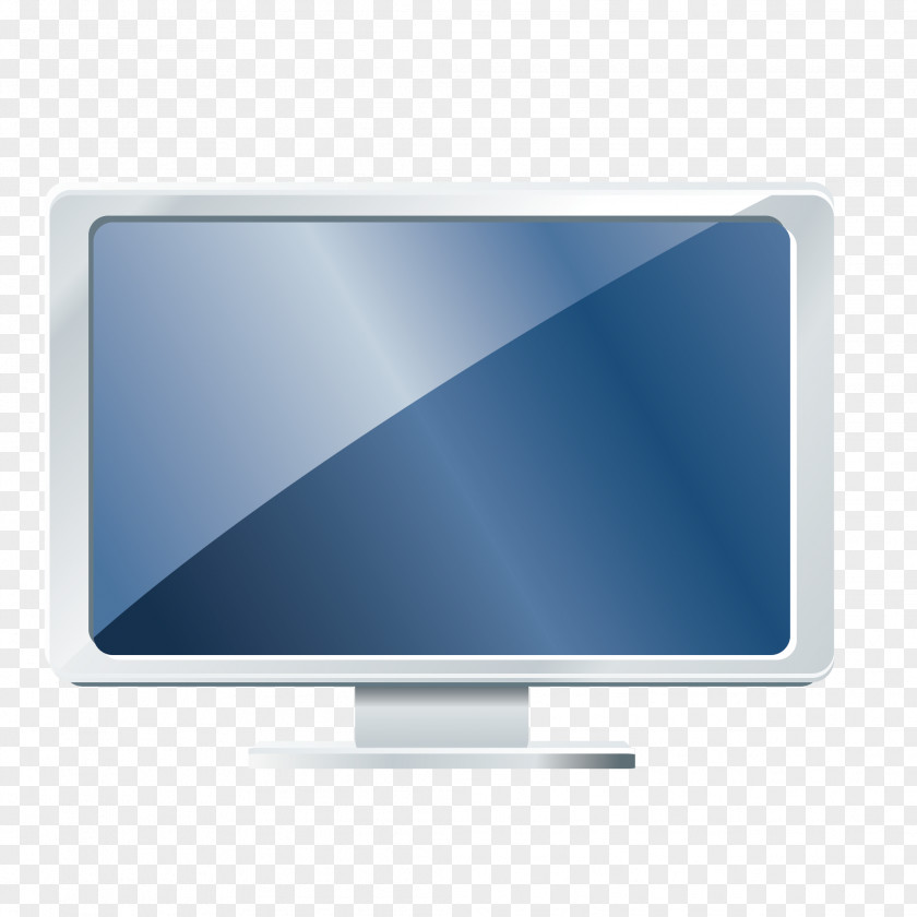 LCD TV Vector Computer Monitor Television Liquid-crystal Display Icon PNG