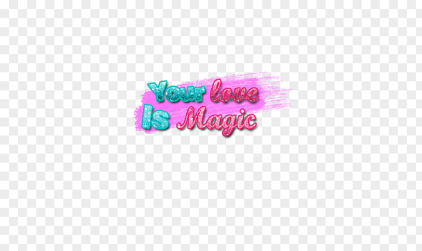 Love Text Magic PNG