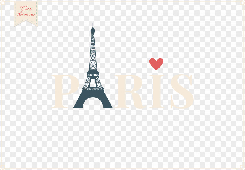 Paris Vector Card Design Eiffel Tower Computer File PNG