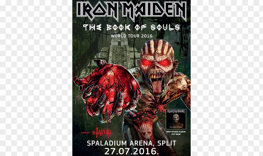 The Book Of Souls World Tour Iron Maiden Brisbane Entertainment Centre PNG
