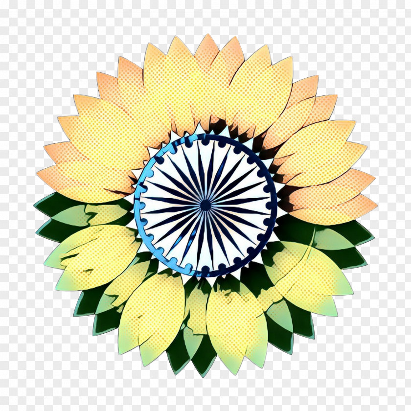 Wildflower Petal India Independence Day Vintage Retro PNG