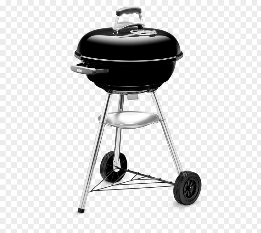 Barbecue Weber Compact Kettle 47 Cm In Diameter Black Weber-Stephen Products Charcoal Original PNG