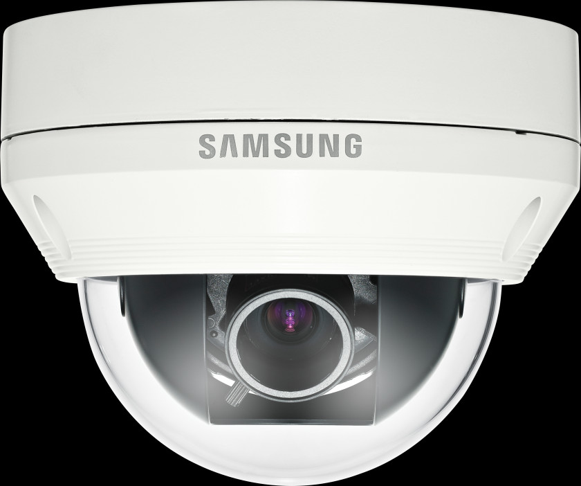 Camera Samsung Galaxy Closed-circuit Television Hanwha Techwin Beyond Series SCV-5083 1.3MP Vandal-Resistant Outdoor Dome Aerospace PNG