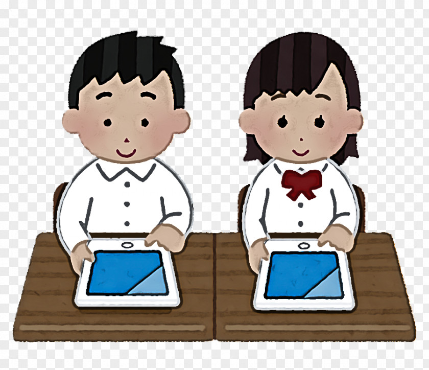 Cartoon Child Learning PNG