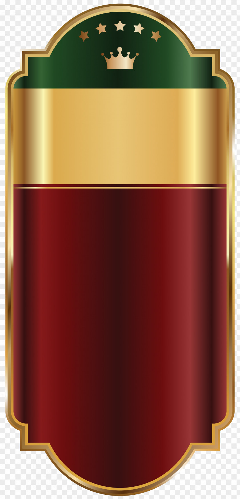 Red Label Template Transparent Clip Art Image PNG