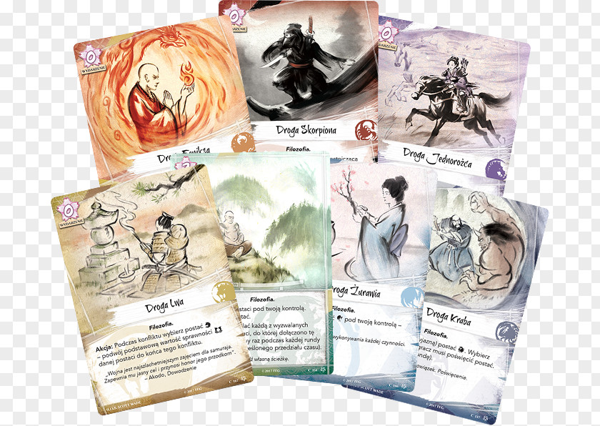 Samurai Legend Of The Five Rings: Card Game Board PNG