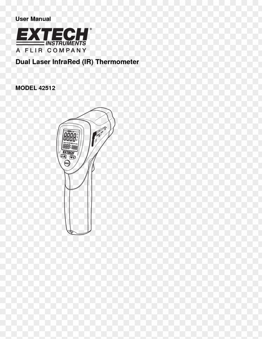 Termometer Power Cord Electrical Cable European Union Extech Instruments PNG