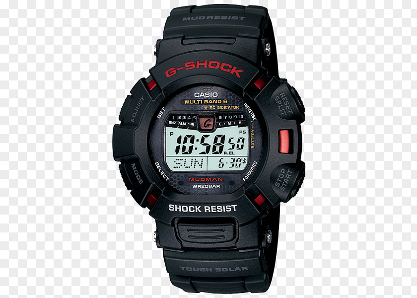 Watch G-Shock Casio Shock-resistant Illuminator PNG