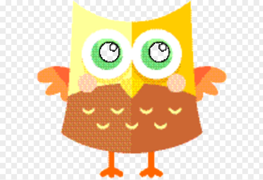 Bird Of Prey Owl Cartoon PNG