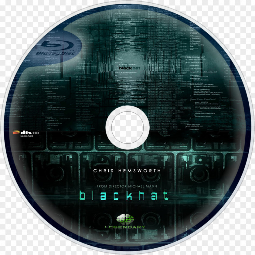 Black Hat Hacker Logo Computer Compact Disc Nerd PNG