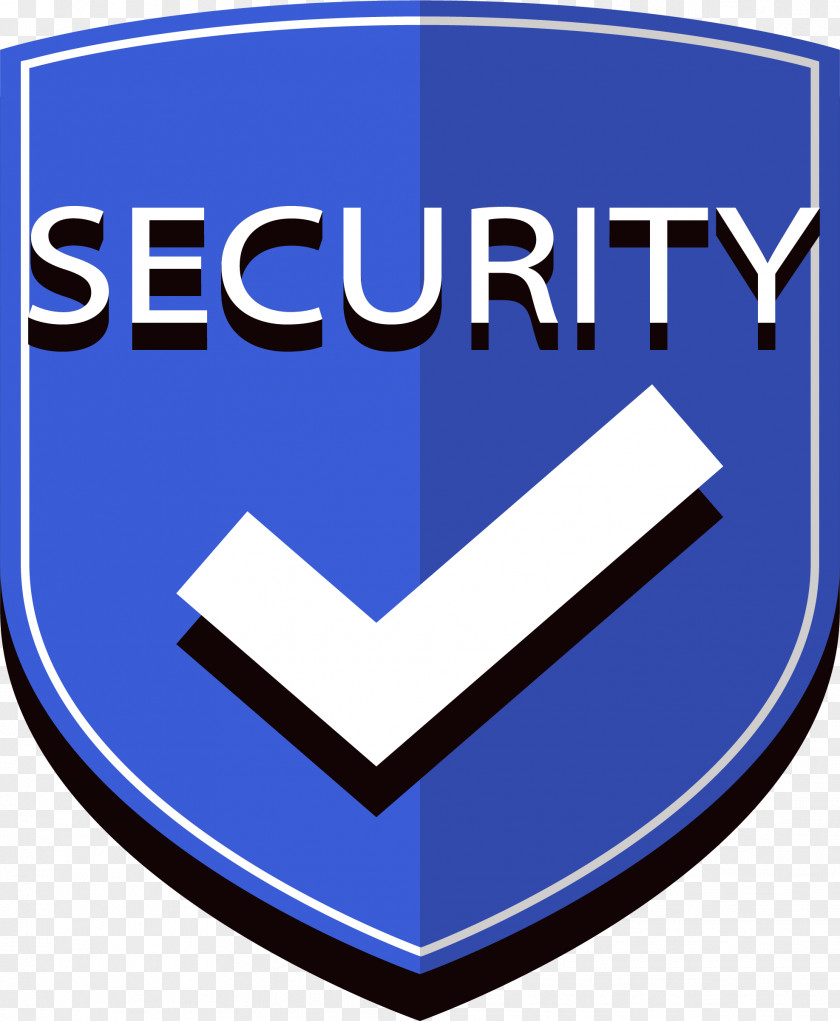 Blue Security Shield Clip Art PNG
