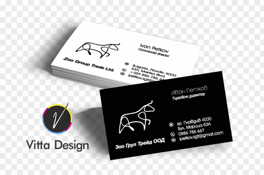 Design Advertising Studio Vitta Logo Business Cards Печатна реклама PNG
